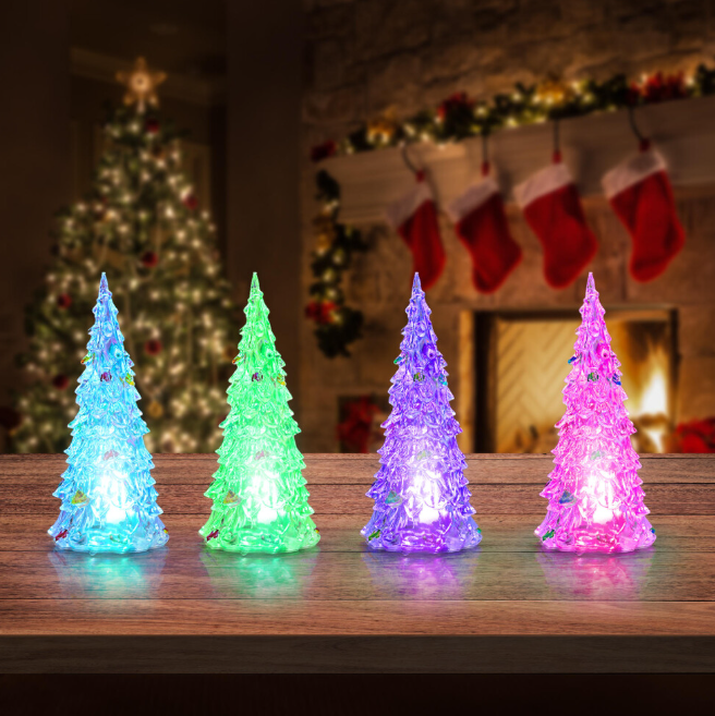 Table Tree With Lights Led Light Christmas Tree