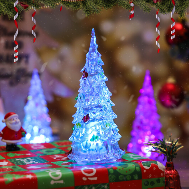 Table Tree With Lights Led Light Christmas Tree