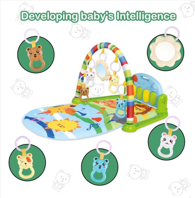 4-in-1 Baby Mat Kick and Piano Gym