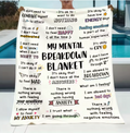 Mental Health & Self-Care Inspirational Blanket