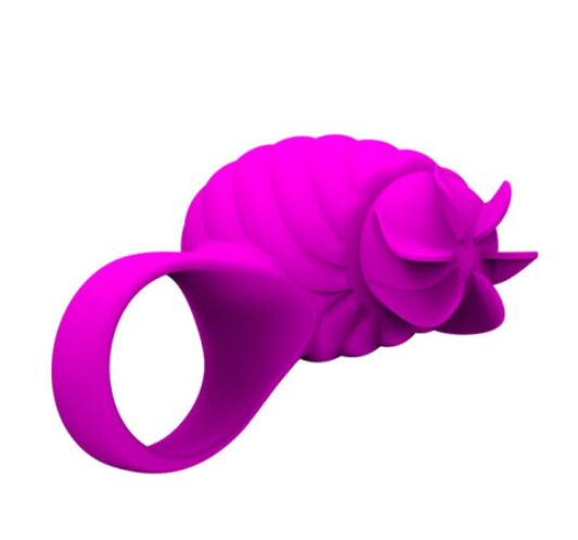 'The Twister' Vibrating Clitoral Cock Ring