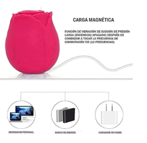 Rose-Shaped Mini Massager for Women