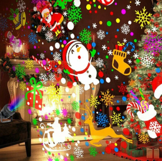 16-Pattern Christmas Projector Light