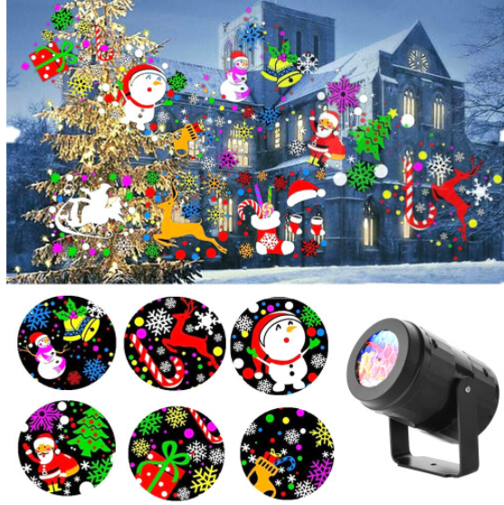 16-Pattern Christmas Projector Light