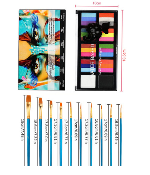 Body Face Painting Kit for Kids Adults