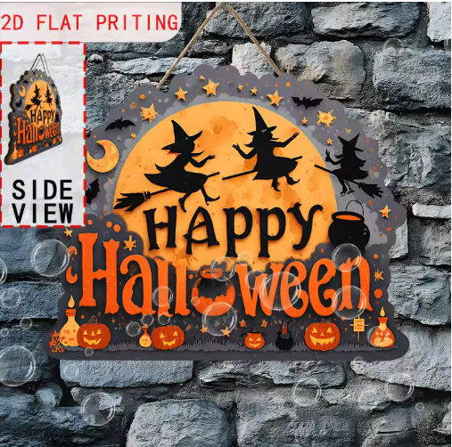 Happy Halloween Hanging Sign