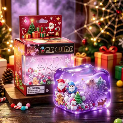 NeeDoh Nice Cube – Christmas & Halloween Squishy Sensory Toy