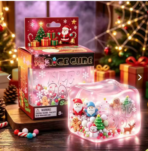 NeeDoh Nice Cube – Christmas & Halloween Squishy Sensory Toy
