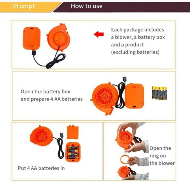 Kids Halloween Inflatable Costume