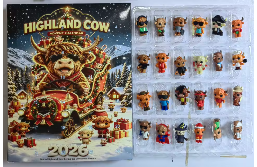 🐮🎄 Highland Cow 24-Day Advent Calendar 2026 🎄🐮