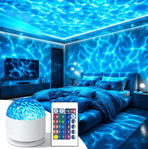 Ocean Wave & Aurora Projector Mood Light