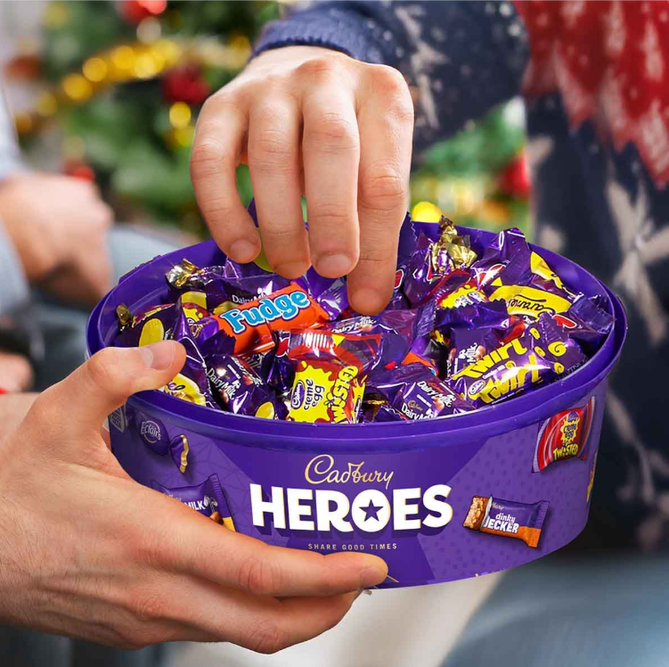 Cadbury Heroes Chocolate Tub – 475g