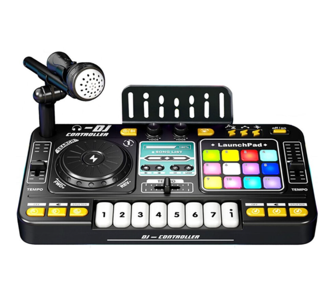 Children DJ Mixer Controller Electronic Organ DJ Player