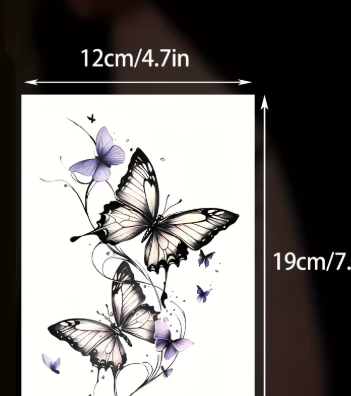 1Pc Fashionable Cool Temporary Tattoo Sticker