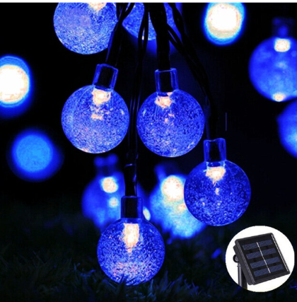 50 LED Crystal ball Solar Lamp