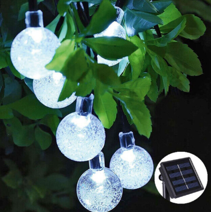 50 LED Crystal ball Solar Lamp