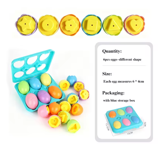 Montessori Smart Egg Shape Matching Game