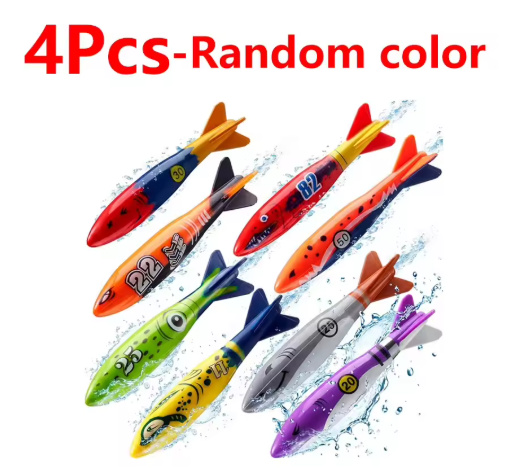 Fast Sinking Diving Torpedo Toy Set