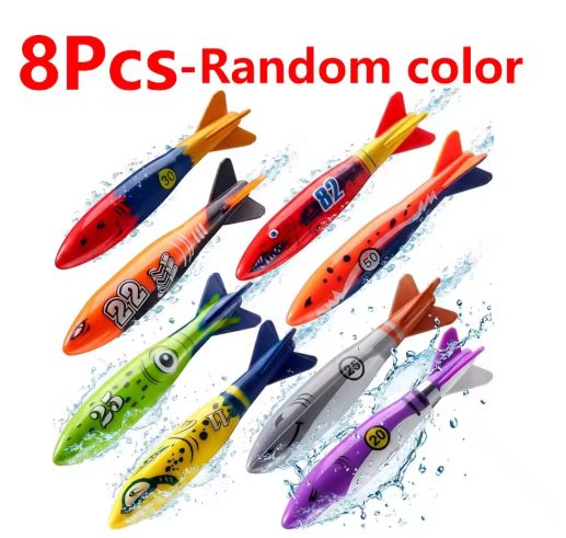 Fast Sinking Diving Torpedo Toy Set