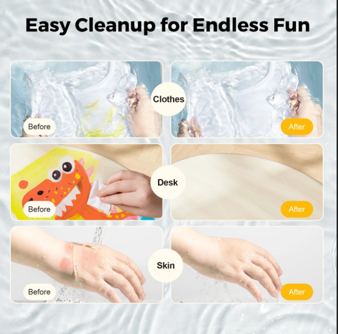 30 Colour Quick-Dry Paint Sticks – Mess-Free Kids’ Art Set