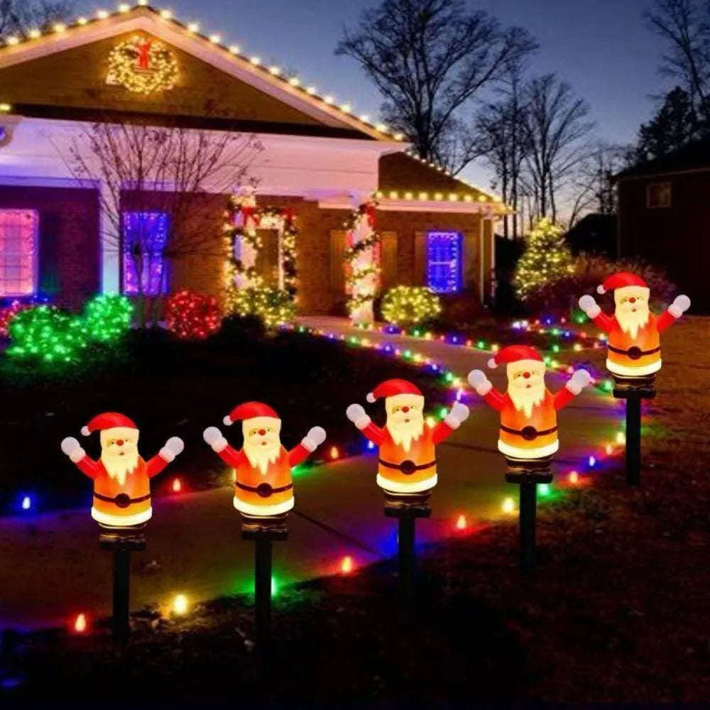 🌟 Christmas Solar Garden Stake Lights 🌟