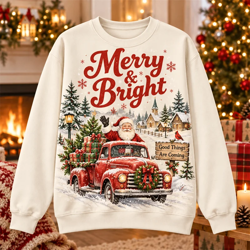 🌟 Festive Christmas Graphic Sweatshirts 🌟