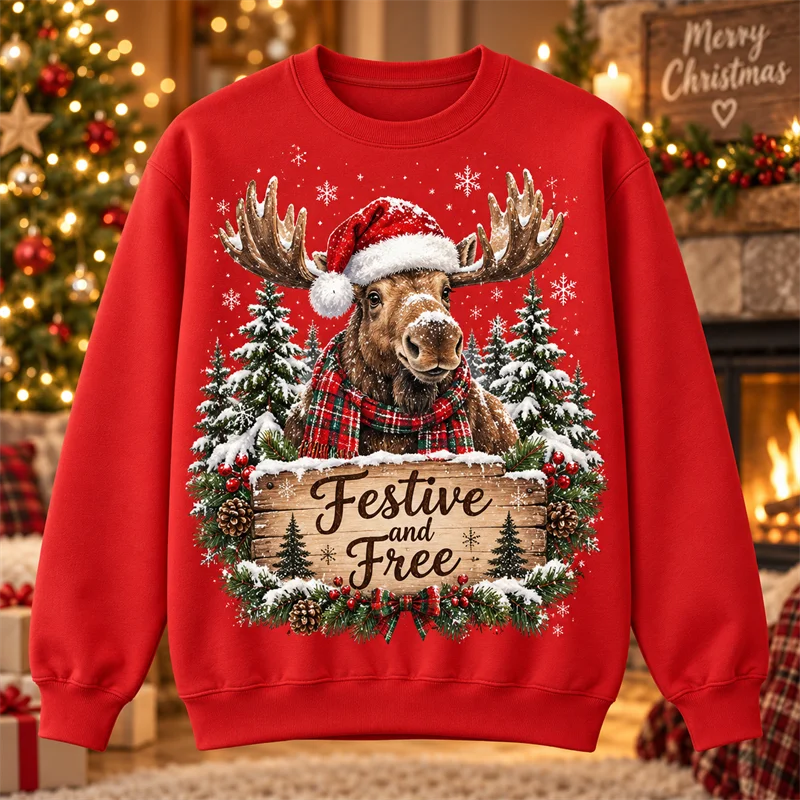 🌟 Festive Christmas Graphic Sweatshirts 🌟