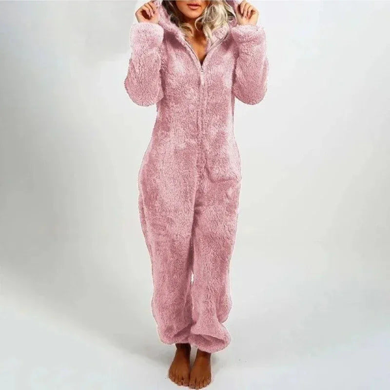 🌟 🧸✨ Super Soft Fluffy Hooded Onesie ✨🧸 🌟