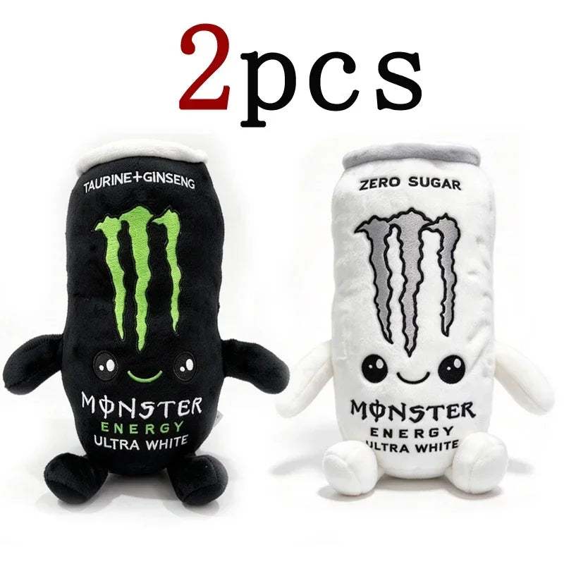 🌟 Energy Drink Can Plush Toy – Cute Monster-Inspired Soft Stuffed Cushion 🌟