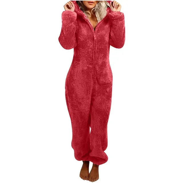 🌟 🧸✨ Super Soft Fluffy Hooded Onesie ✨🧸 🌟