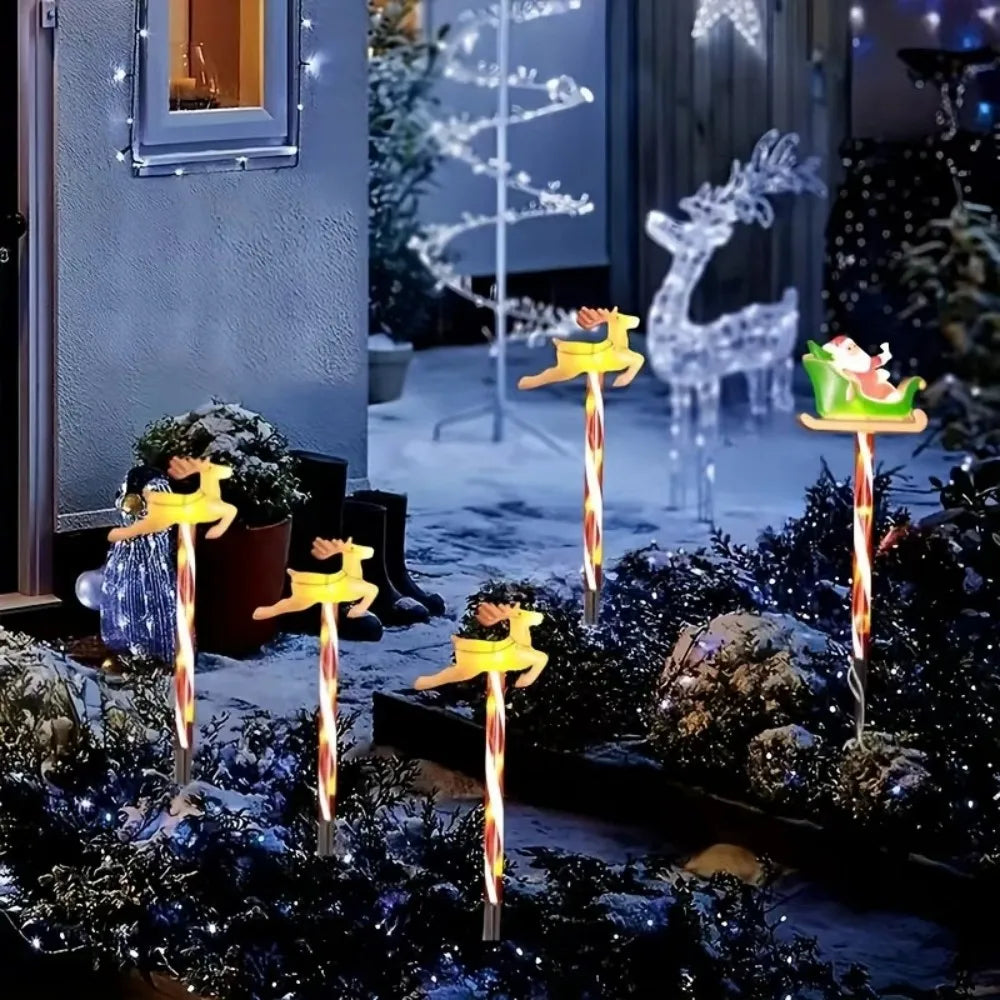 🌟 Christmas Solar Garden Stake Lights 🌟